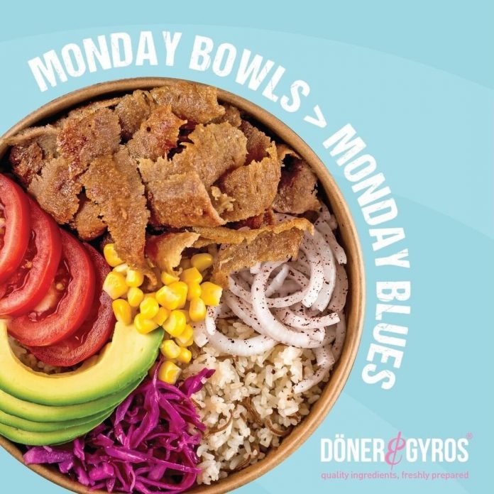 Beat the Monday blues with Döner & Gyros Monday bowls!